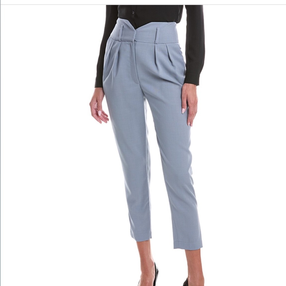 NWT IRO Elegant Blue Women's High-Waisted Pants